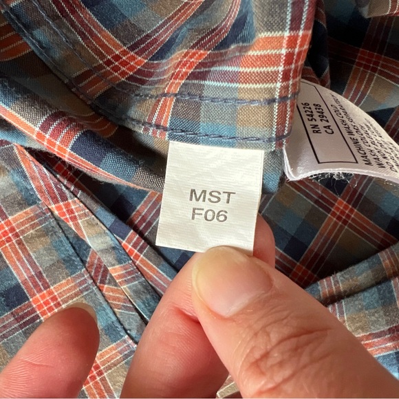 Royal Robbins Plaid Button Down Long Sleeve Outdoor Shirt, XL - Picture 11 of 12